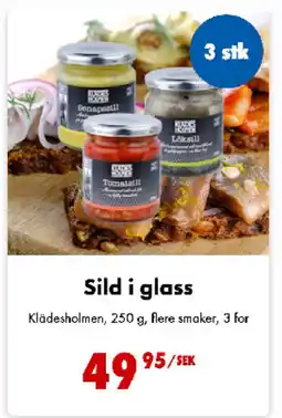 Nordby Supermarket Klädesholmen Sild i glass tilbud