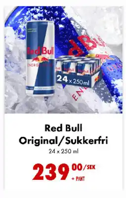 Nordby Supermarket Red Bull Original/Sukkerfri tilbud