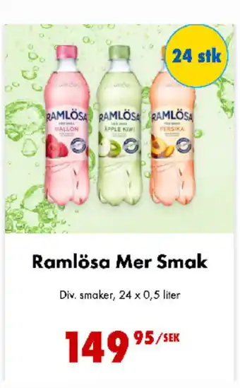 Nordby Supermarket Ramlösa Mer Smak tilbud