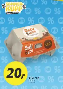 Bunnpris SNÅL EGG tilbud