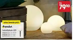Jula Solcellekule LED tilbud