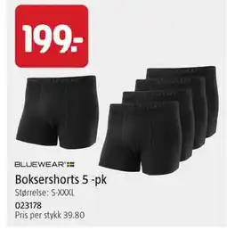 Jula Boksershorts 5 -pk tilbud