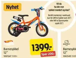 Jula Barnesykkel 12” tilbud