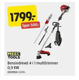 Jula Bensindrevet 4 i 1 multitrimmer 0,9 KW tilbud