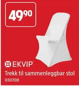 Jula EKVIP Trekk til sammenleggbar stol tilbud
