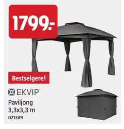 Jula Paviljong 3,3x3,3 m tilbud