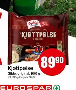 Spar Kjøttpølse tilbud