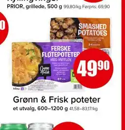 Spar Grønn & Frisk poteter tilbud