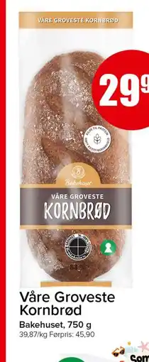Spar Våre Groveste Kornbrød tilbud
