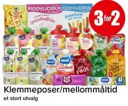 Spar Klemmeposer/mellommåltid tilbud