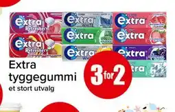 Spar Extra tyggegummi tilbud