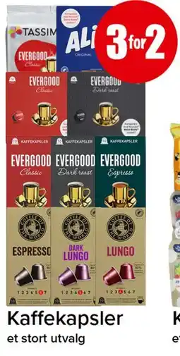 Spar Kaffekapsler tilbud