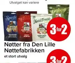 Spar Nøtter fra Den Lille Nøttefabrikken tilbud