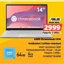 POWER ASUS Chromebook CX14 Holdbarhet i militær-standard tilbud