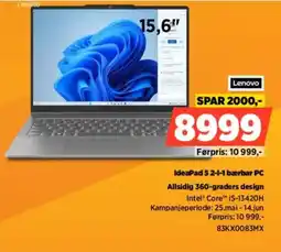 POWER Lenovo IdeaPad 5 2-1-1 bærbar PC Allsidig 360-graders design tilbud