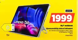 POWER Lenovo 10,1" nettbrett Gjennomsiktig deksel inkludert tilbud