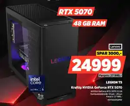 POWER Lenovo legion t5 kraftig nvidia geforce rtx 5070 tilbud