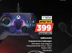 POWER TURTLE BEACH Spillkontroller Programmerbare bakknapper Hall-effekt-« tilbud