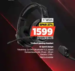 POWER TURTLE BEACH Trådløst gaming-headset Et åpent design tilbud