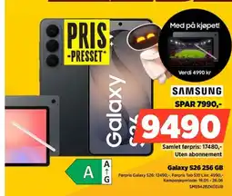 POWER Samsung galaxy s26 256 gb tilbud