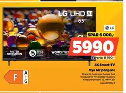 POWER LG 4K Smart-TV Mye for pengene tilbud