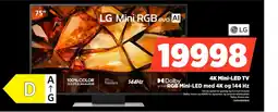 POWER Lg 4k mini-led tv vision rgb mini-led med 4k og 144 hz tilbud