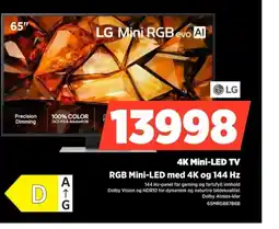 POWER LG 4K Mini-LED TV RGB Mini-LED med 4K og 144 Hz tilbud