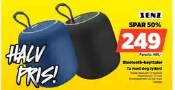 POWER Zenz Bluetooth-høyttaler Ta med deg lyden! tilbud