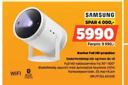 POWER SAMSUNG Bærbar Full HD-projektor Underholdning når og hvor du vil Full HD-bildestørrelse fra 30"-100" tilbud