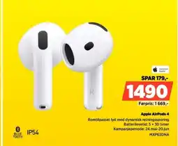 POWER Apple AirPods 4 tilbud