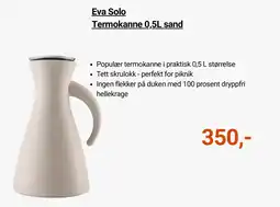 Kitch'n Eva Solo Termokanne 0,5L sand tilbud