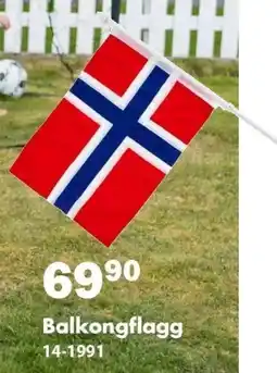 Biltema Balkongflagg tilbud