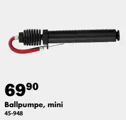 Biltema Ballpumpe, mini tilbud