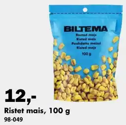 Biltema Ristet mais, 100 g tilbud