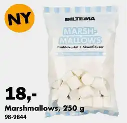 Biltema Marshmallows, 250 g tilbud