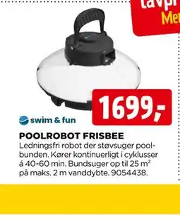 jem & fix POOLROBOT FRISBEE tilbud