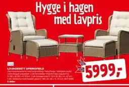 jem & fix LOUNGESETT SPRINGFIELD tilbud