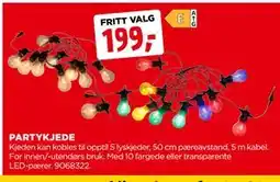 jem & fix PARTYKJEDE tilbud