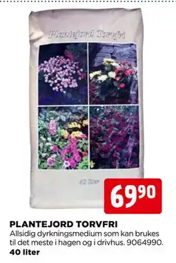 jem & fix PLANTEJORD TORVFRI tilbud