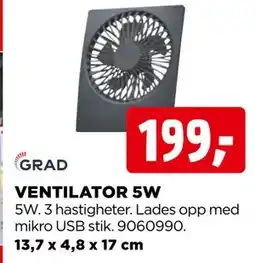 jem & fix VENTILATOR 5W tilbud