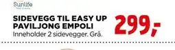 jem & fix SIDEVEGG TIL EASY UP PAVILJONG EMPOLI tilbud