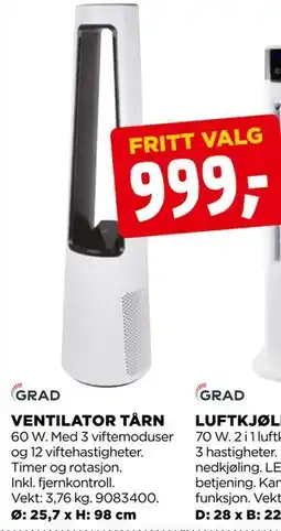 jem & fix VENTILATOR TÅRN tilbud