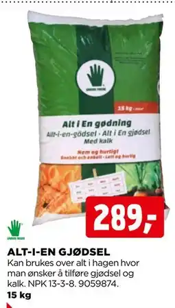 jem & fix ALT-I-EN GJØDSEL tilbud