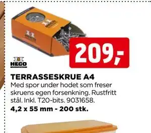 jem & fix TERRASSESKRUE A4 tilbud
