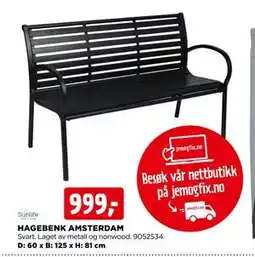jem & fix HAGEBENK AMSTERDAM tilbud