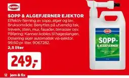 jem & fix SOPP & ALGEFJERNER EJEKTOR tilbud