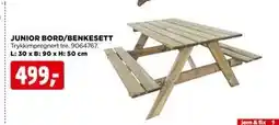 jem & fix JUNIOR BORD/BENKESETT tilbud