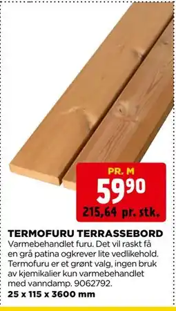 jem & fix TERMOFURU TERRASSEBORD tilbud