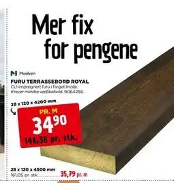 jem & fix FURU TERRASSEBORD ROYAL tilbud