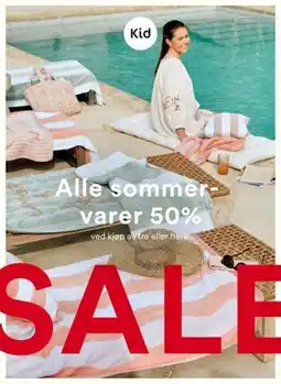 Kid Interiør Alle sommervarer 50% tilbud